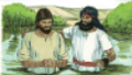 View Jesus is baptized (Mak 1:4-11)